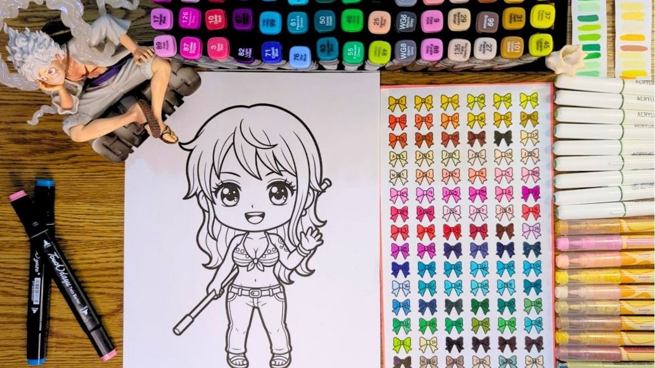 ❤️UMINAMI❤️ ✨ Satisfying チビイラスト | 史上最高にかわいいナミ？I🍊 Can't