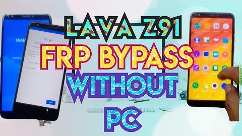 Lava z91 frp bypass | google account lock remove | without pc @salamtechmalayalam