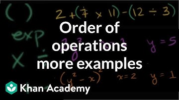 Order of operations, more examples | Linear equations | Algebra I | Khan Academy