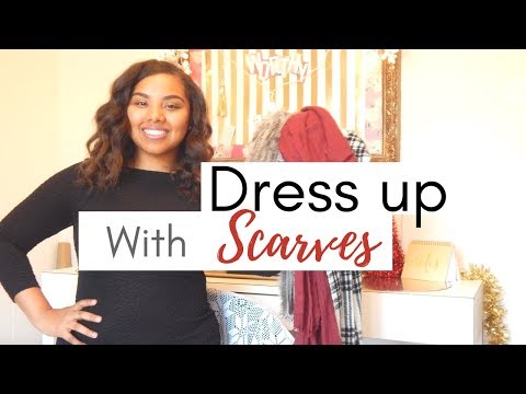 Holiday Looks with Scarves Modestly
