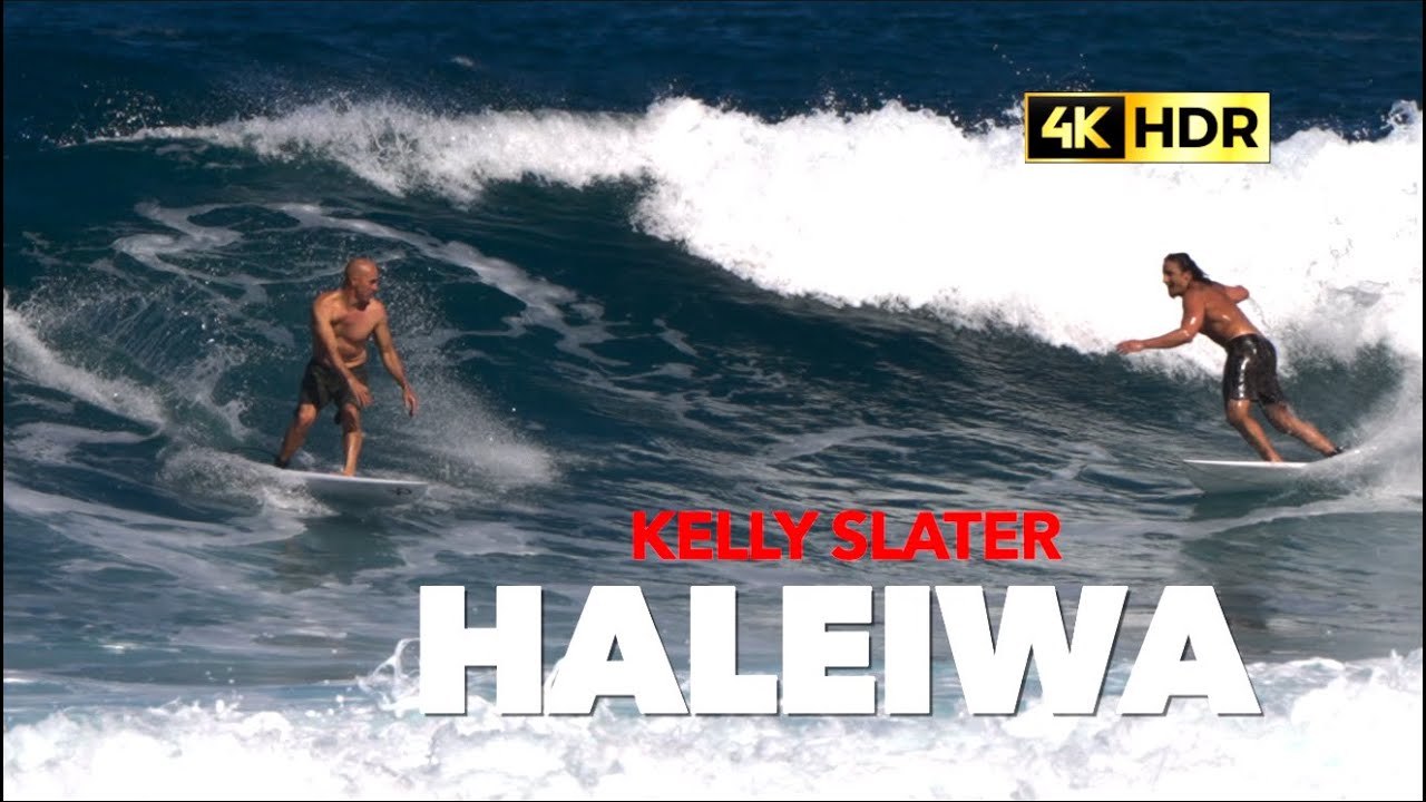 Surfing Haleʻiwa ft. Kelly Slater, Jack Johnson (Raw 4K60p HDR) YouTube