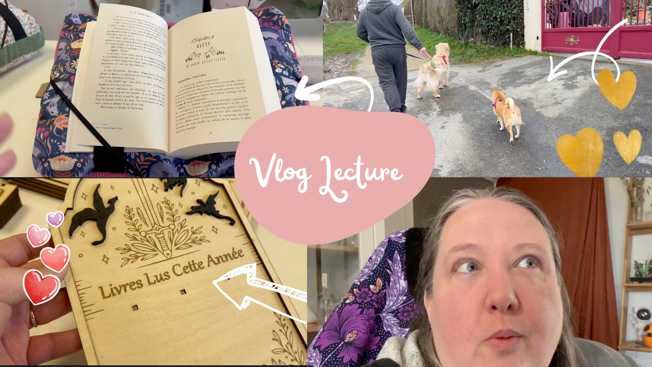 Une journée riche en Lecture et Création { Vlog Lecure}
