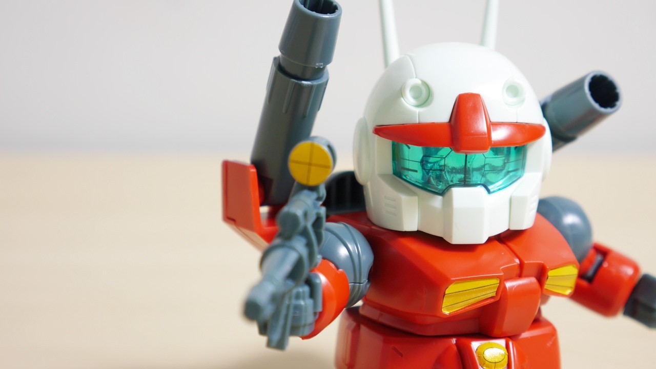 ガンプラレビュー】小さくても侮れない！色分けも可動も秀逸な「BB戦士