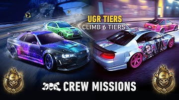 Climb 6 UGR Tiers | Crew Missions - Need For Speed: No Limits