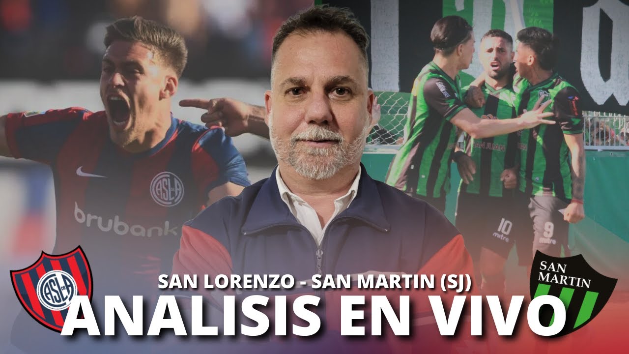 SAN LORENZO - SAN MARTIN DE SAN JUAN ANALISIS Y REACCION EN VIVO - YouTube