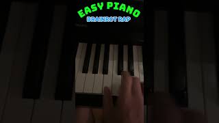 Brainrot Rap - Easy Piano Tutorial #gaming #roblox #easy #piano #brainrot #italianbrainrot