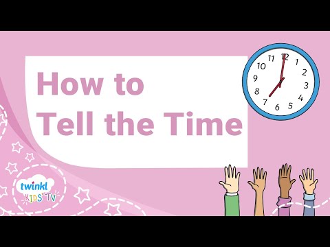 How to Tell the Time - Educational Video for Kids