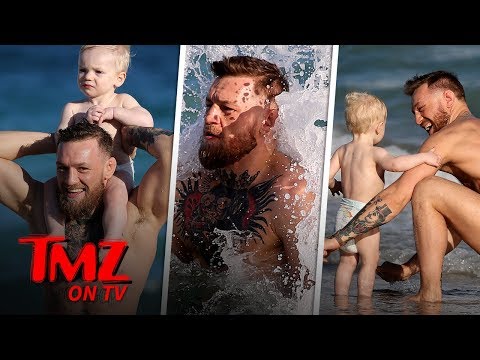 Conor McGregor Has A Fun Beach Day With His Son! | TMZ TV