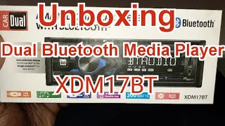 Unboxing XDM17BT Dual Bluetooth Media Player