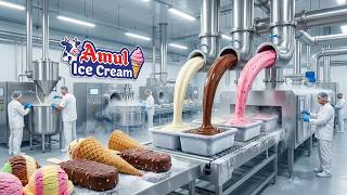 How Amul Makes 10 Million Ice Cream Bars Per Day Inside a $2 Billion Factory (Never Seen Before)
