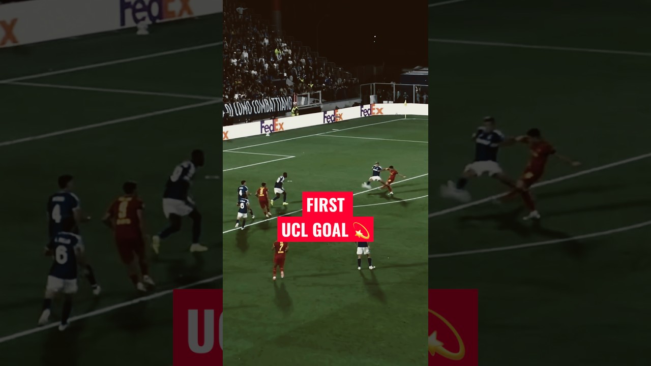 Andrija Maksimović. First UCL goal. Remember the name. 💫