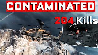 BF6 Helicopter Gameplay on Contaminated | 204 Kills