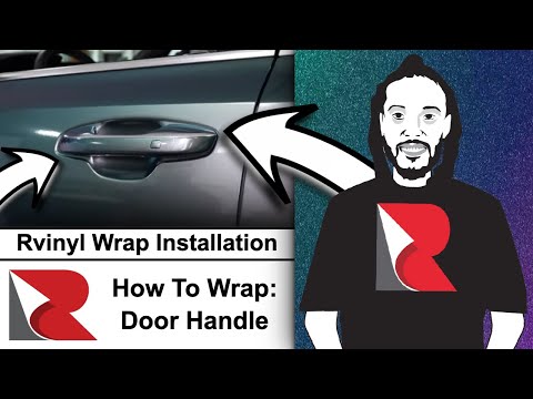 How To Vinyl Wrap A Door Handle