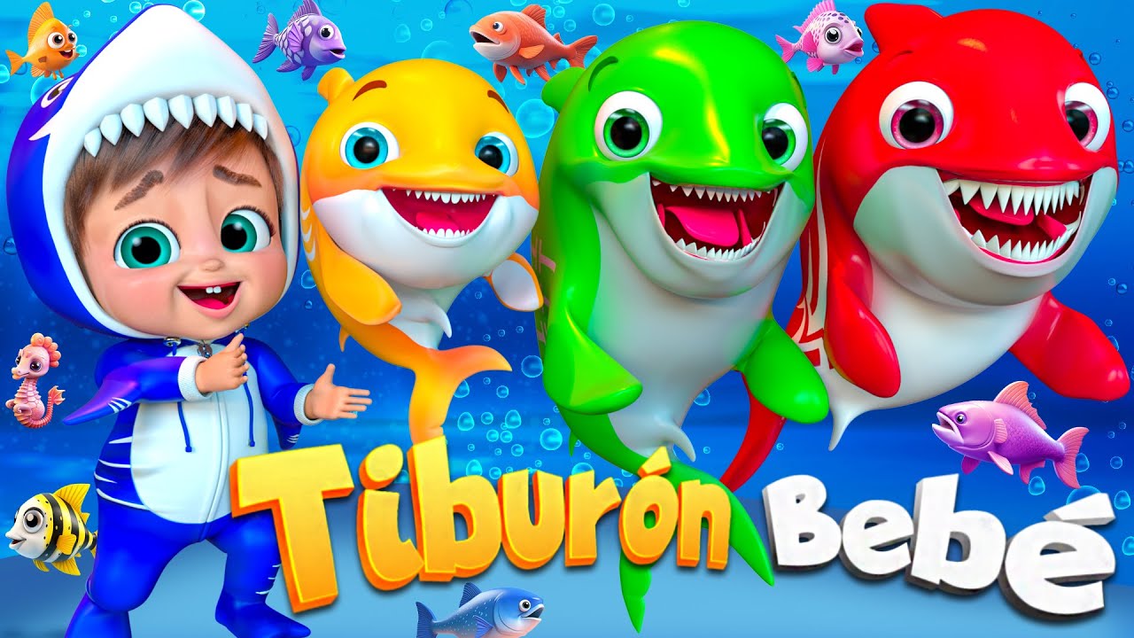 La Aventura del Tiburón Bebé | canciones infantiles y rimas infantiles  @SuperLucaEspanol