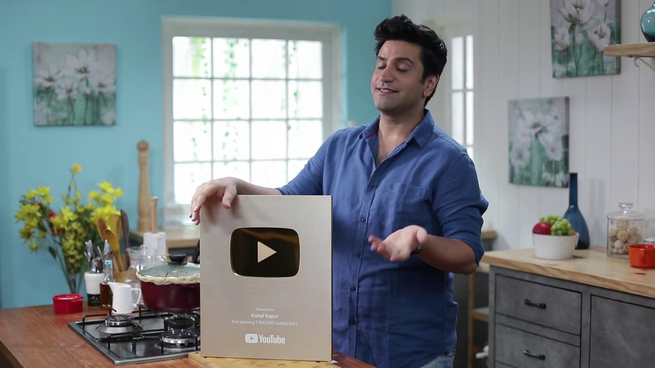 1 Million + Subscribers YouTube Creator Award | Kunal Kapur Recipes | The Kkitchen | Kunal Kapoor