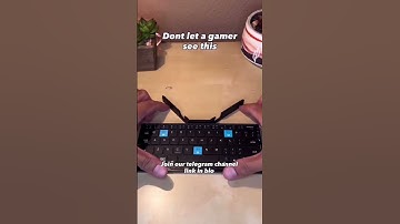Foldable Bluetooth Keyboard | Portable, Pocket-Size & Work Anywhere #BluetoothKeyboard #PortableKey