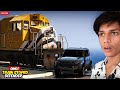 100 Cars vs Train in GTA 5