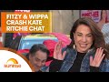 Fitzy and wippa crash kate ritchies live tv interview