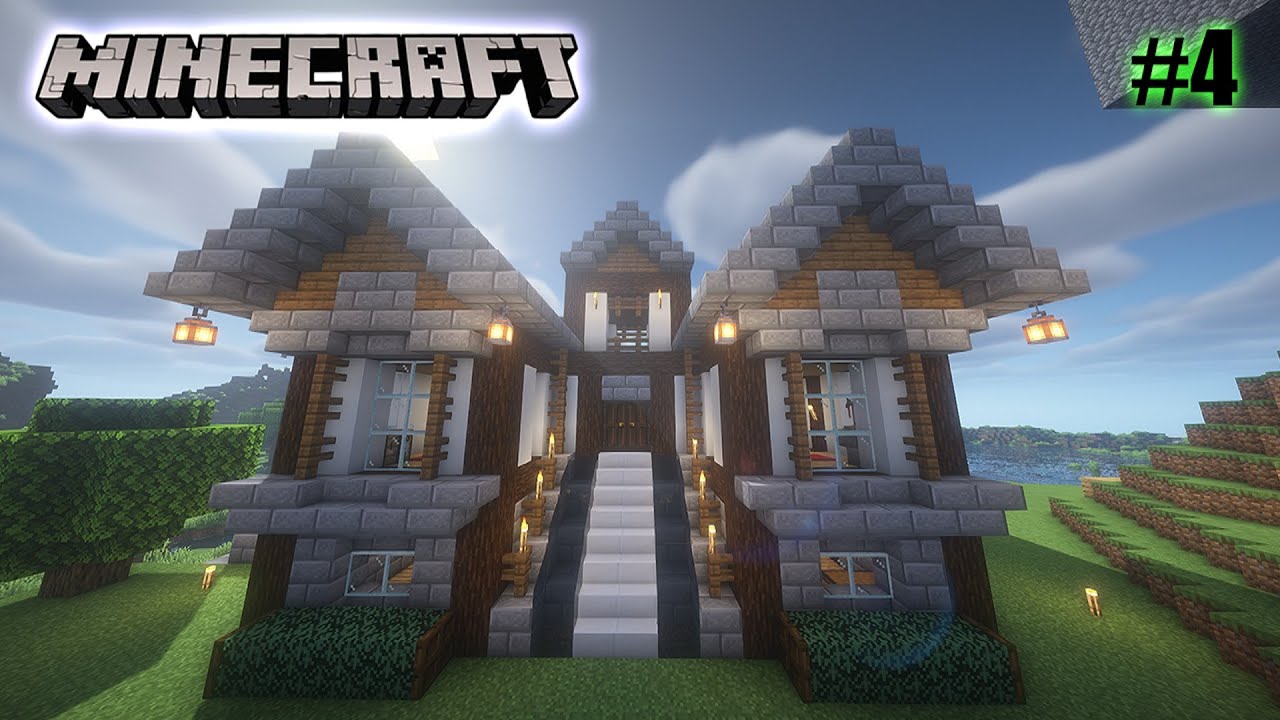 I Built My Ultimate Survival House - Minecraft Survival Series Ep 4 ...