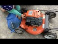 Happy Saturday.!!! 2015 Husqvarna 21" Walk Behind Lawn Mower for $10. I Love the Color Orange.!!