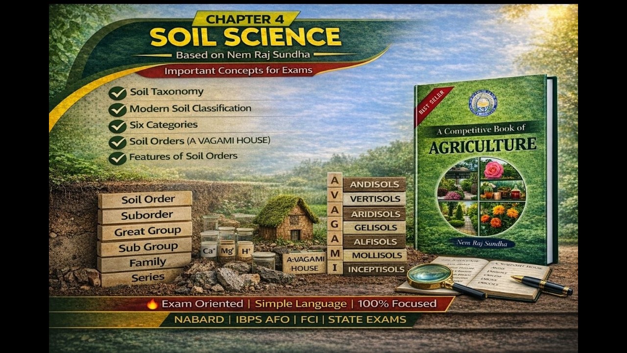 Soil Science Chapter Soil Taxonomy, Soil Orders A VAGAMI & Classification as per Nem Raj Sundha book