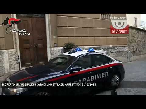 SCOPERTO UN ARSENALE IN CASA DI UNO STALKER: ARRESTATO | 01/10/2025