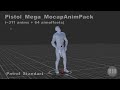 Unity Asset Store Pack - Pistol Mega MocapAnimPack