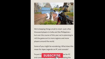 APEX LEGENDS Mobile Beta Announcement || Beta Release Date || Pre-Register In Playstore || India