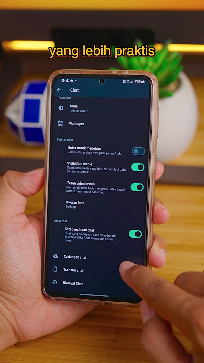 Cara mindahin chat WhatsApp dari hape lama ke hape baru