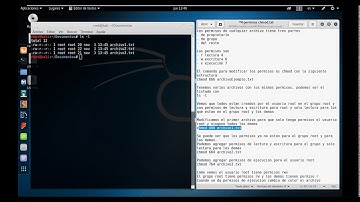 Permisos chmod kali linux