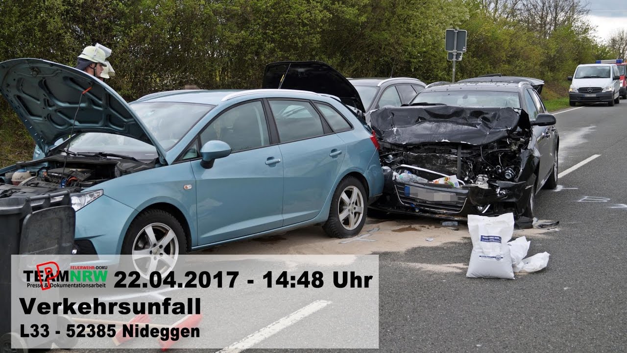 Verkehrsunfall – L33 – Nideggen – 22.04.2017 – 14:48 Uhr