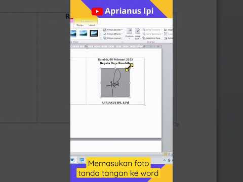 Cara memasukan foto