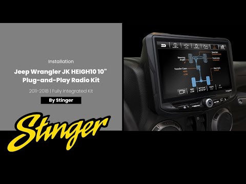 INSTALL: 2011-2018 Jeep Wrangler JK Radio Upgrade & Dash Removal | Stinger HEIGH10 RB10JK11H