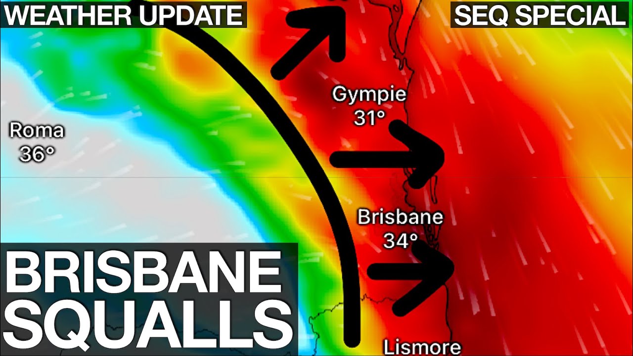 Dangerous Supercell Thunderstorms now Forecast Tomorrow Around Brisbane ...