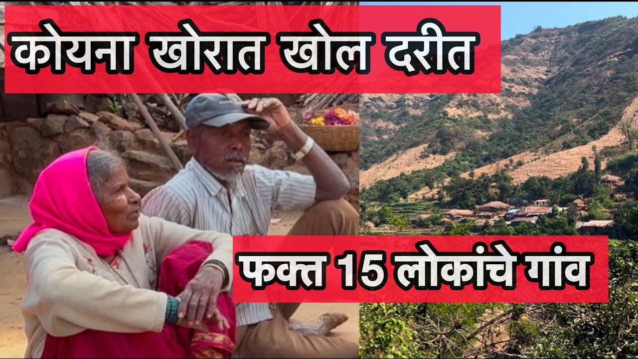 कोयना धरणातून उठलेल्या पळासरी गावची व्यथा ।खोल दरीत फक्त 15 घराचे गाव ।