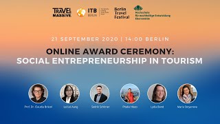 LIVE Award Ceremony: Social Entrepreneurship in Tourism Competition