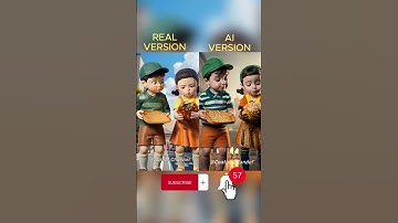 Squid Game AI Snack Takoyaki ASMR:What do you thing of AI version? #shorts #squidgame #asmr