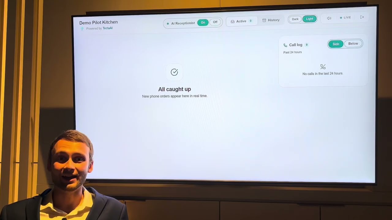 Restaurant AI Voice Agent demo video thumbnail