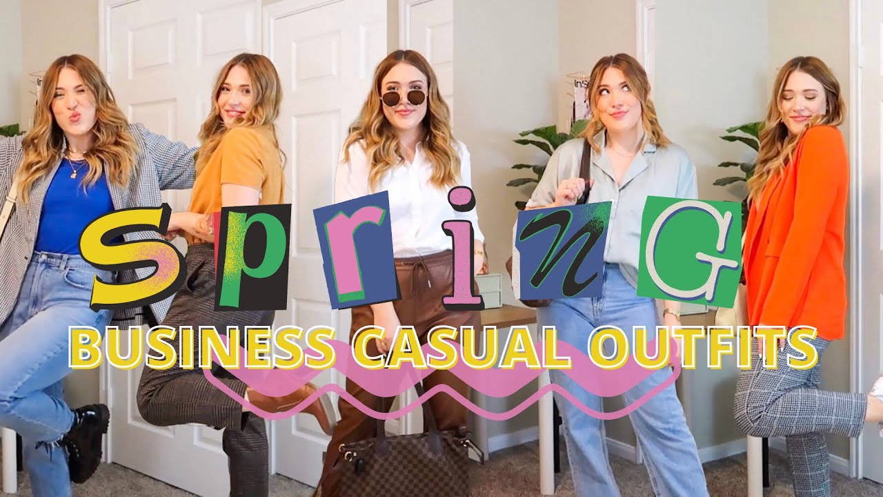 Spring 2021 Outfit Ideas | Business Casual Outfits for Women - YouTube