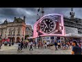 Central London Midweek Sunset Stroll | Piccadilly, Leicester Square, China Town - [4k HDR] 2021