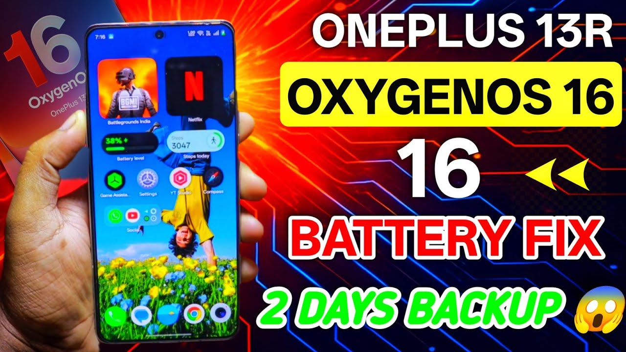 OnePlus 13R Battery Drain Fix After OxygenOS 16 Update | Best Solutions ...