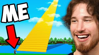 Building STAIRWAY To HEAVEN in Roblox Build a Boat