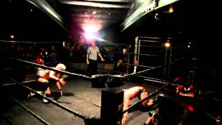 Fight Club Pro vs BJW: MK McKinnan Shining Wizard on Ishikawa (1080p HD)