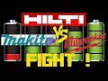 Battery Test Battle: HILTI vs MAKITA vs MILWUAKEE - PART2 | Master Alley Tools & Tech