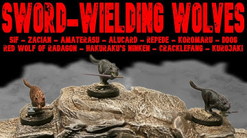 Kitbashing Custom Sword-Wielding Wolf Miniatures for D&D