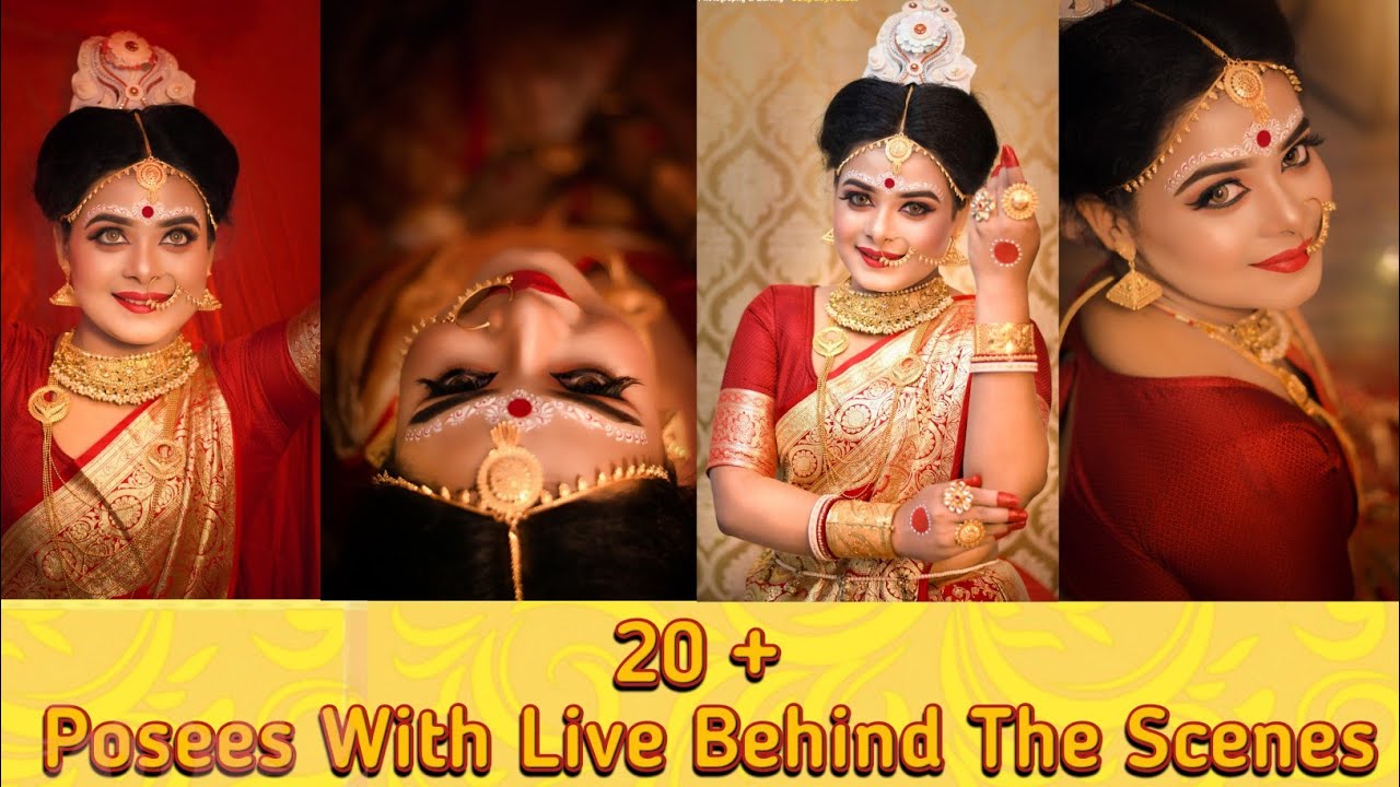Traditional Bengali and Punjabi Fusion Wedding | Indian bride poses, Indian  bride photography poses, Indian wedding photography poses