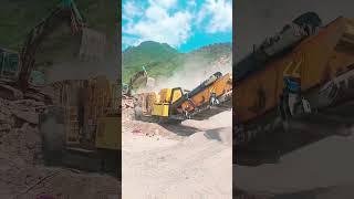 Stone crushing production line with a daily processing capacity of 1500 tons.#Stonesandmakingmachine