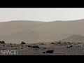 Perseverance sees Jezero Crater rim in 360° Mars panorama