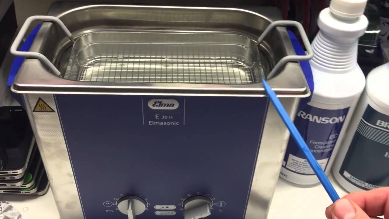 Proper ultrasonic cleaning solution for electronics PART 2 