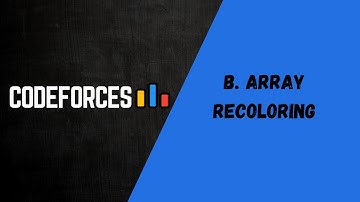 2075B Array Recoloring | Educational CodeForces Round 176 | Easy Explanation in Hindi+Code in Python